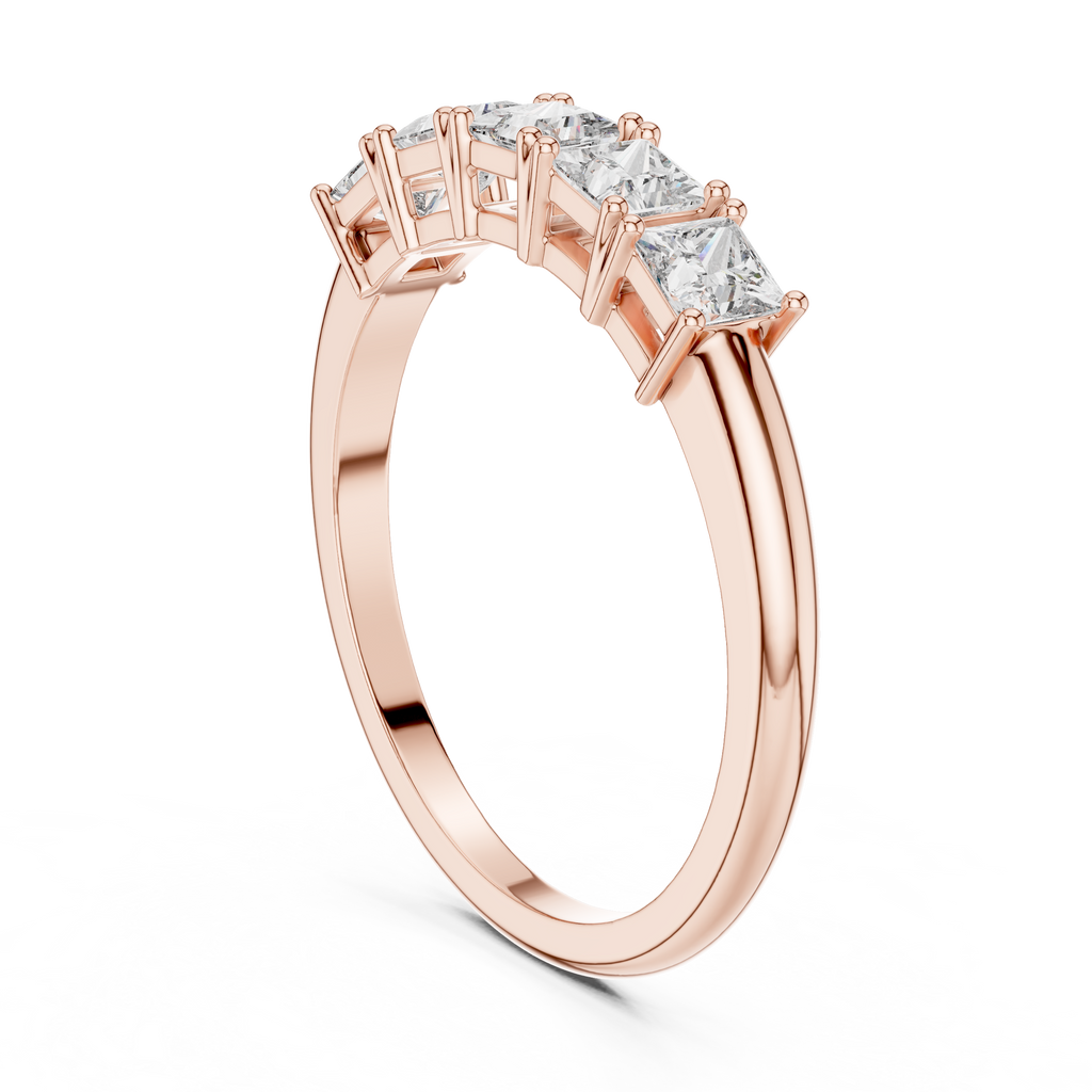 Half etternity ring