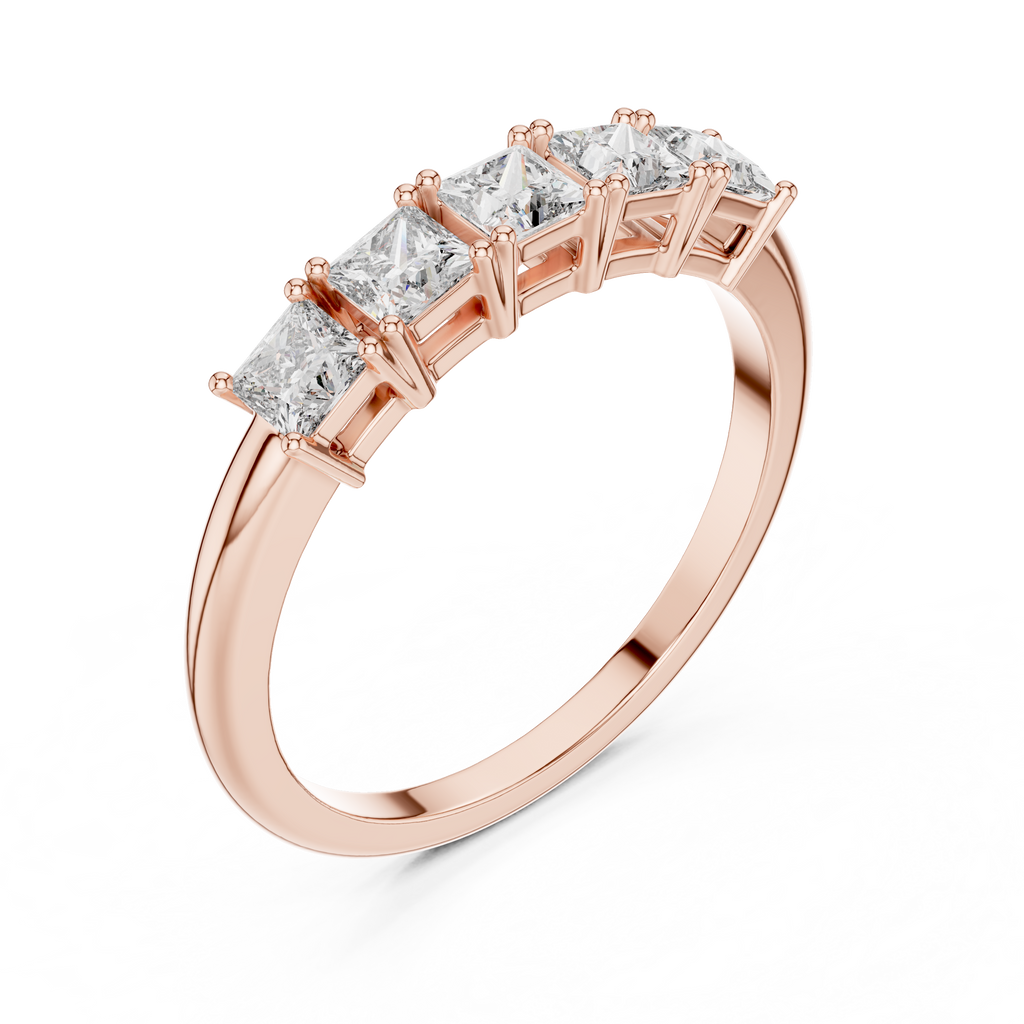Half etternity ring