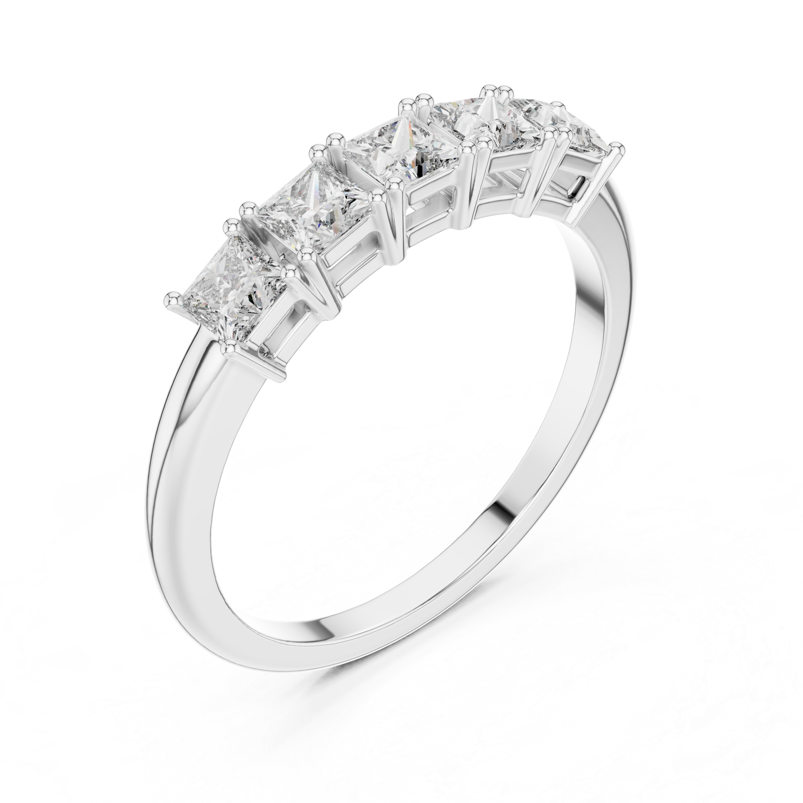 Half etternity ring
