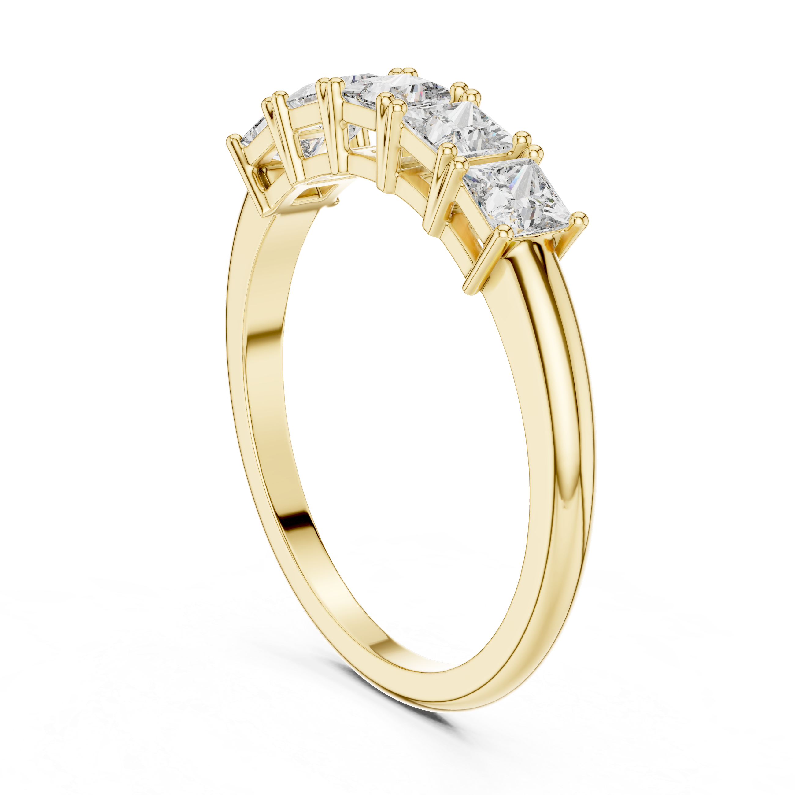 Half etternity ring