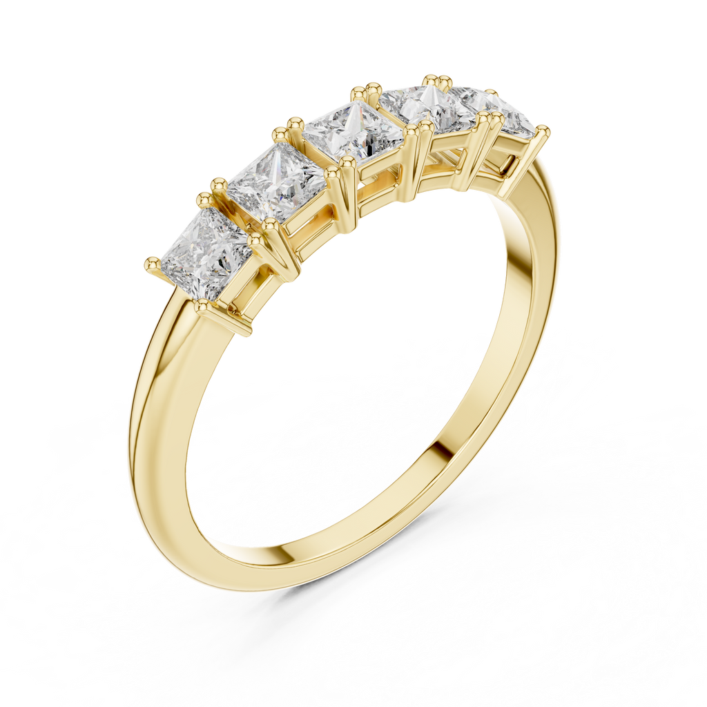 Half etternity ring