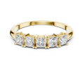Half etternity ring
