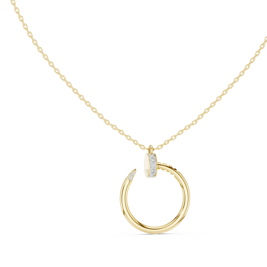 Nail Diamond Necklace