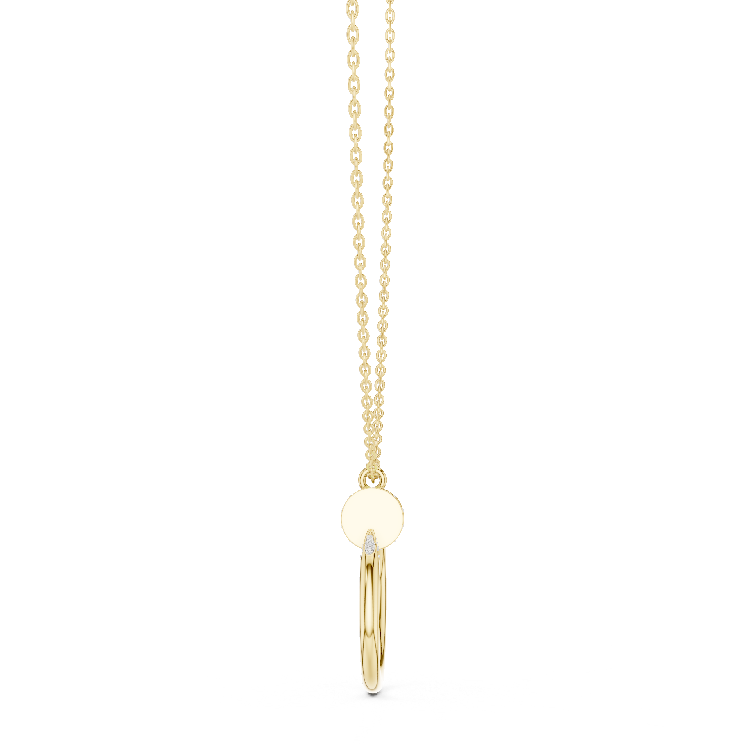 Nail Diamond Necklace
