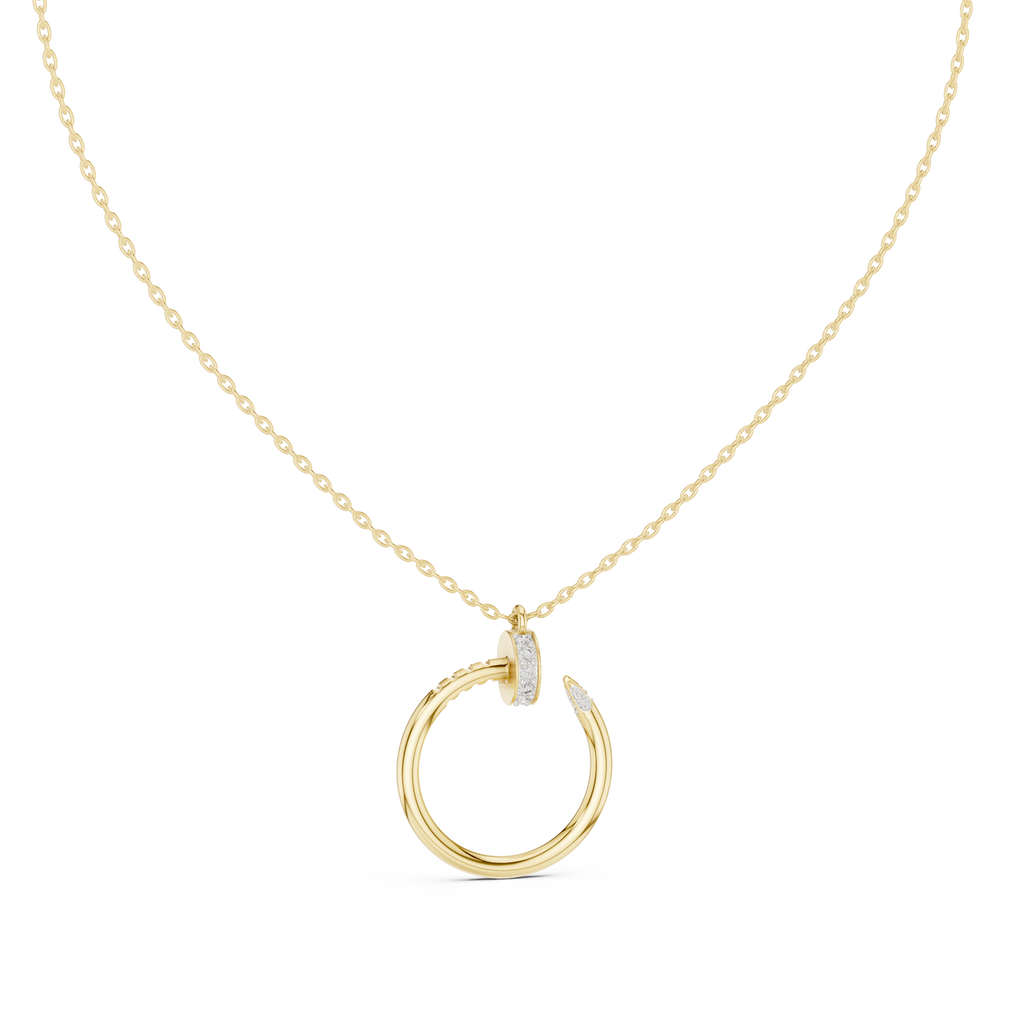Nail Diamond Necklace