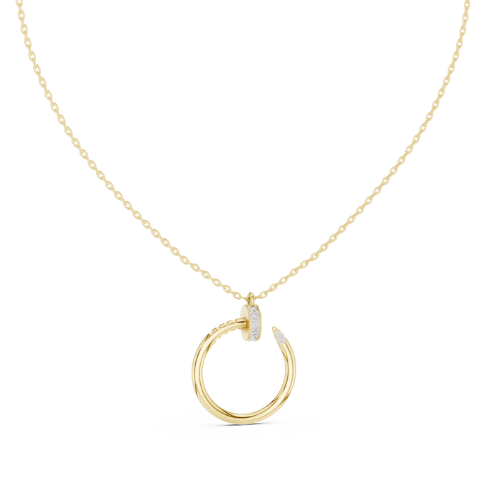 Nail Diamond Necklace