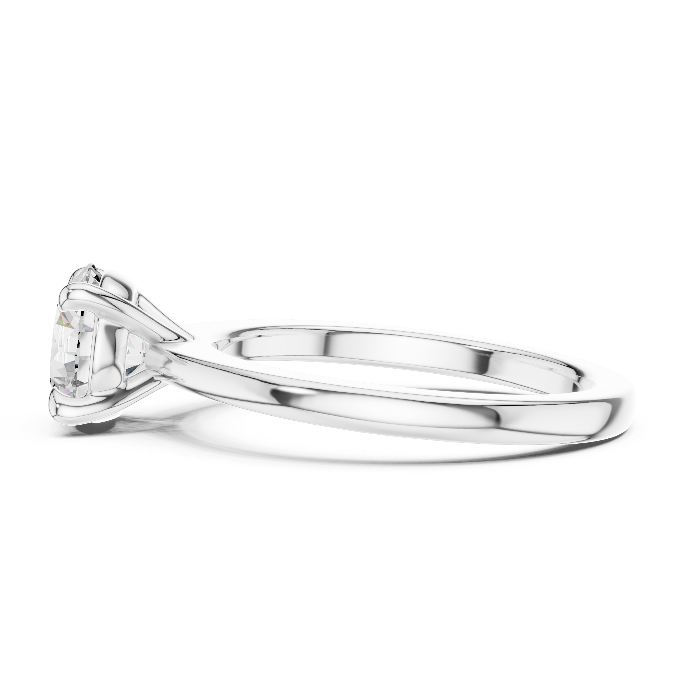 1ct G-VS1 Round Diamond Ring