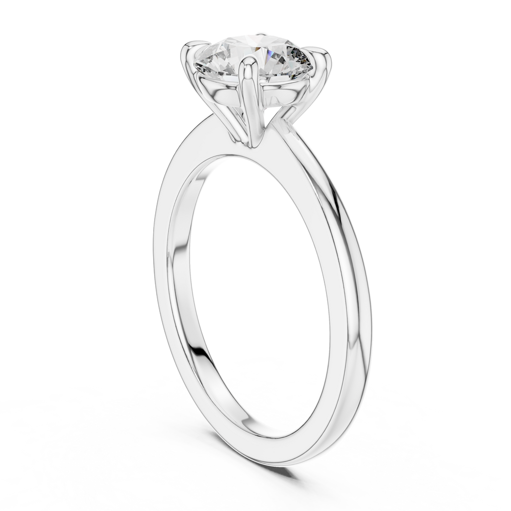 1ct G-VS1 Round Diamond Ring