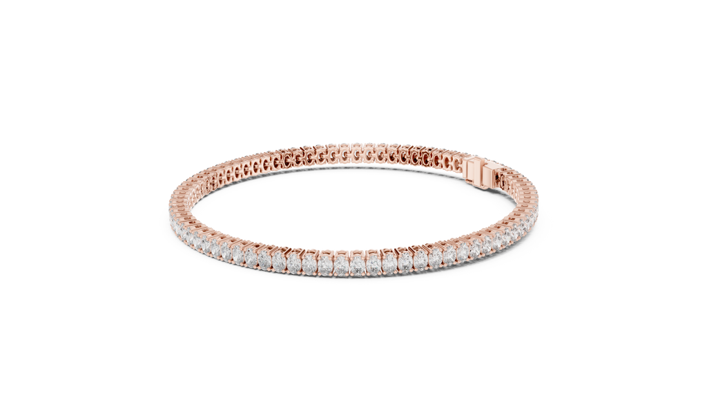 Classic 11.85 ct. Oval Diamond Tennis Bracelet