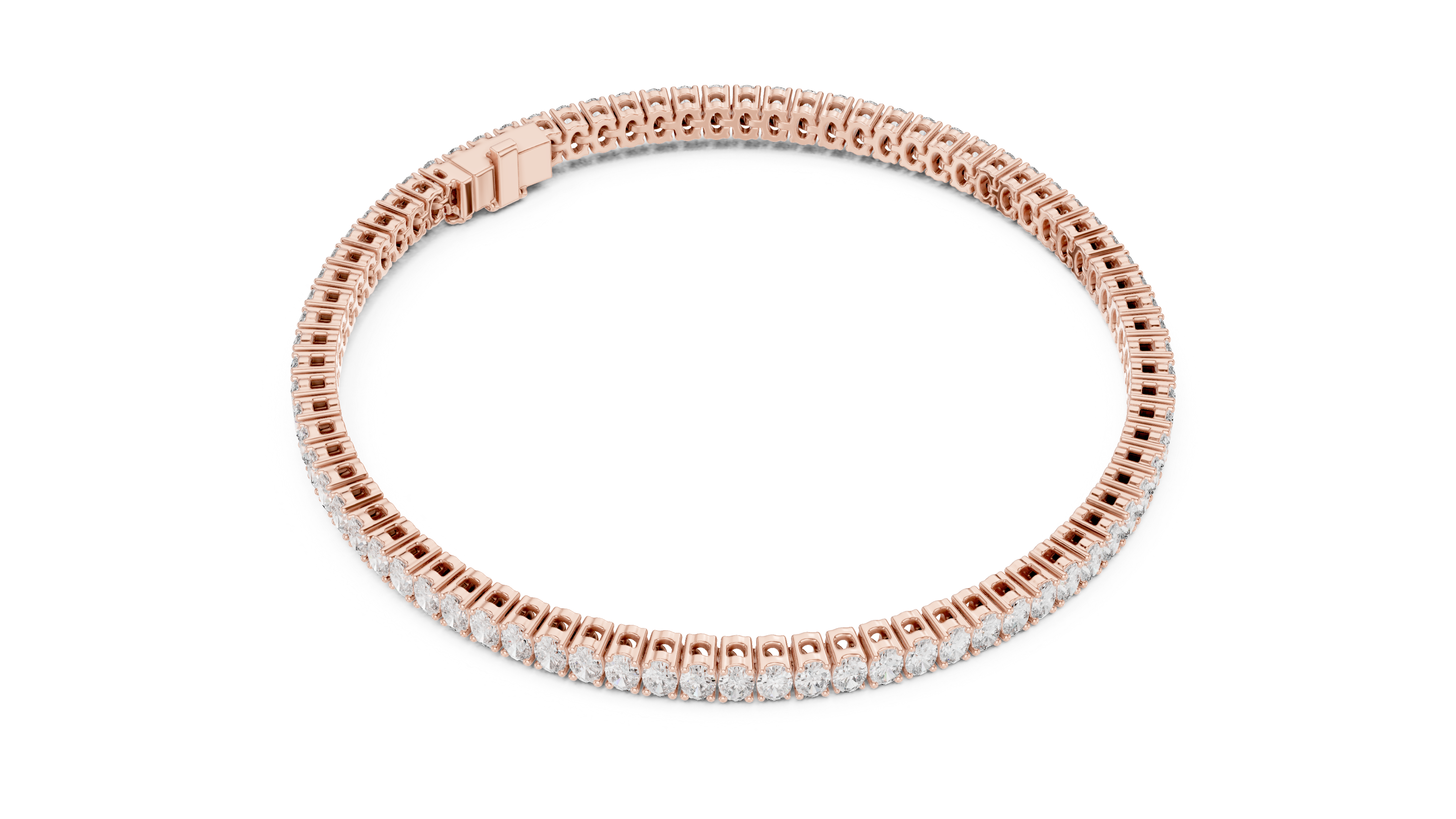 Classic 11.85 ct. Oval Diamond Tennis Bracelet