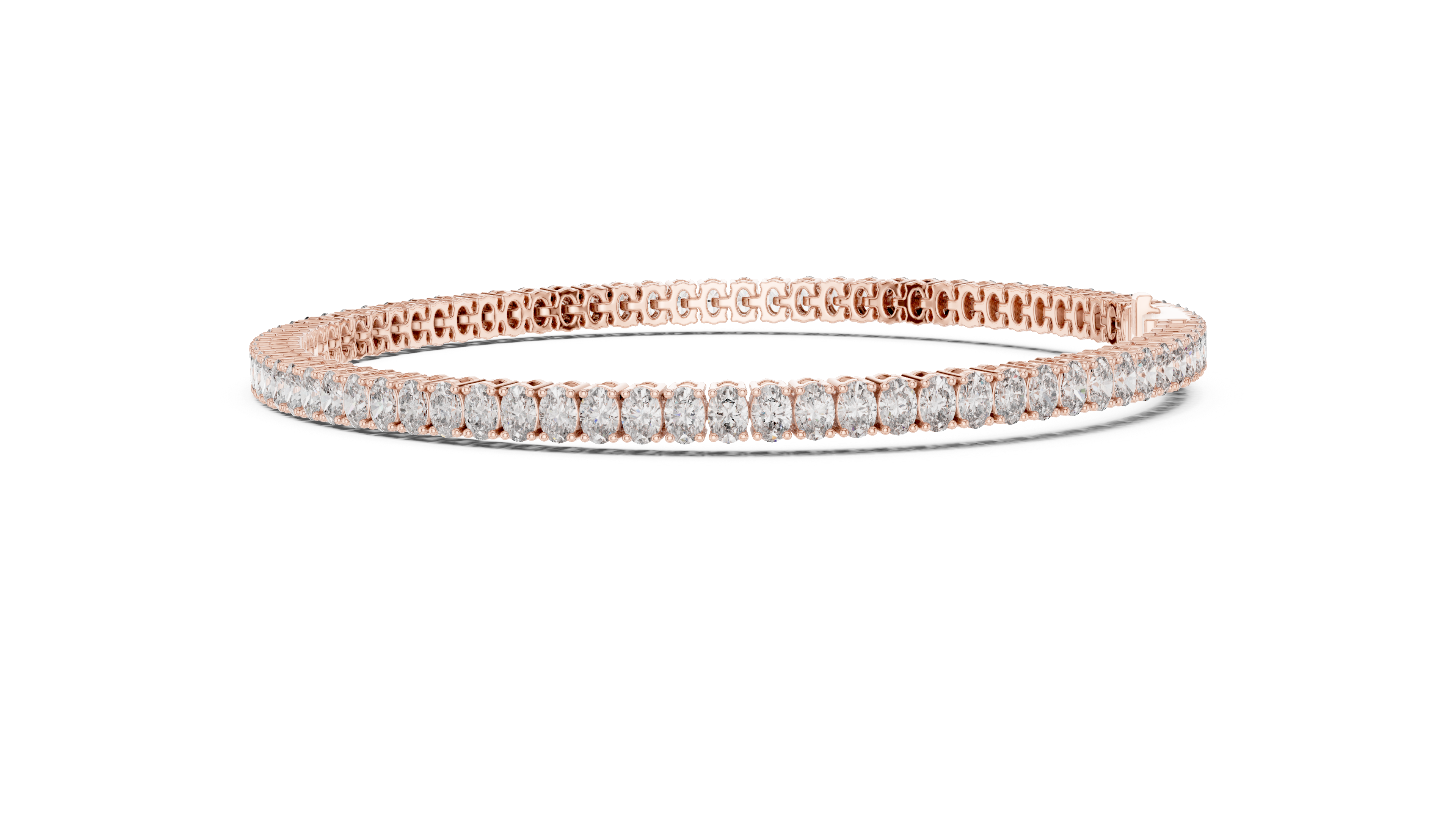 Classic 11.85 ct. Oval Diamond Tennis Bracelet