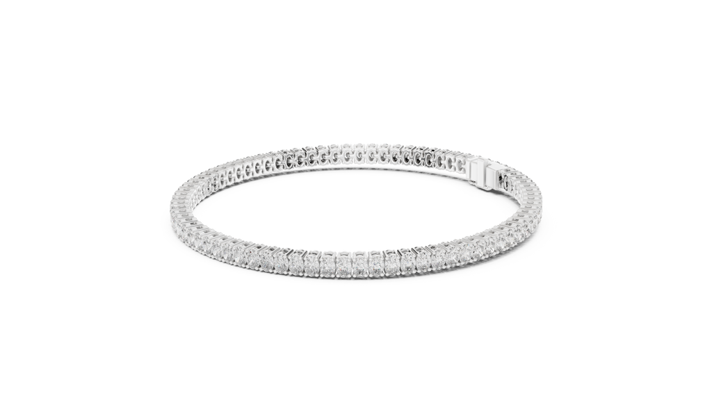 Classic 11.85 ct. Oval Diamond Tennis Bracelet
