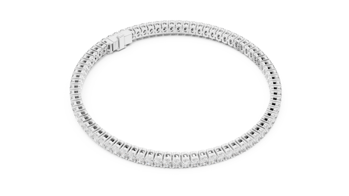 Classic 11.85 ct. Oval Diamond Tennis Bracelet