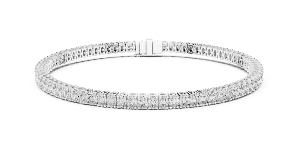 Classic 11.85 ct. Oval Diamond Tennis Bracelet