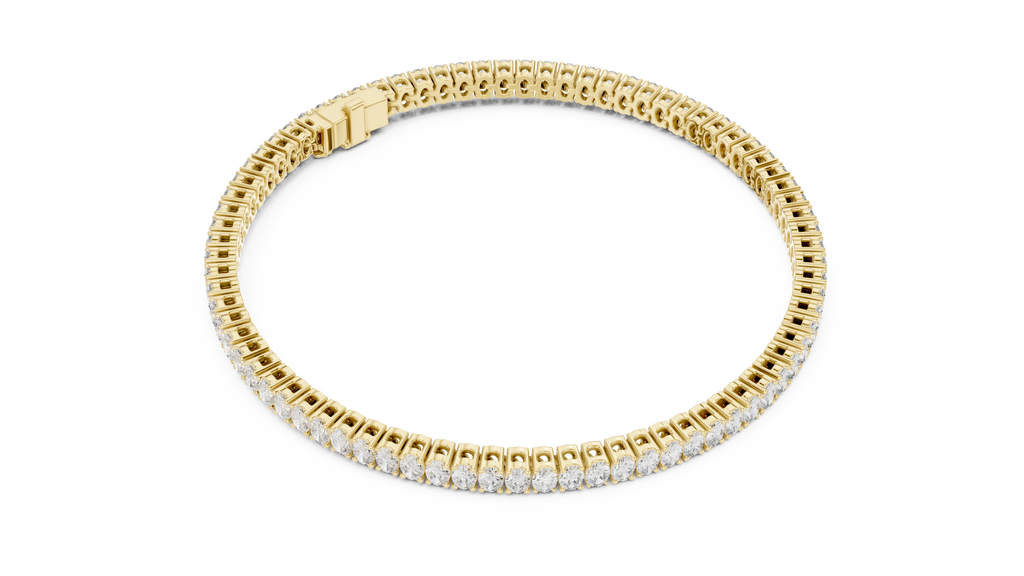 Classic 11.85 ct. Oval Diamond Tennis Bracelet