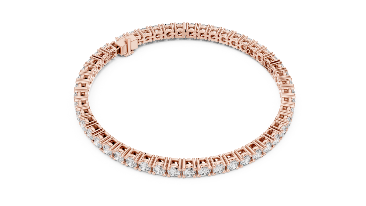 Diamond Tennis Bracelet in 18K Gold