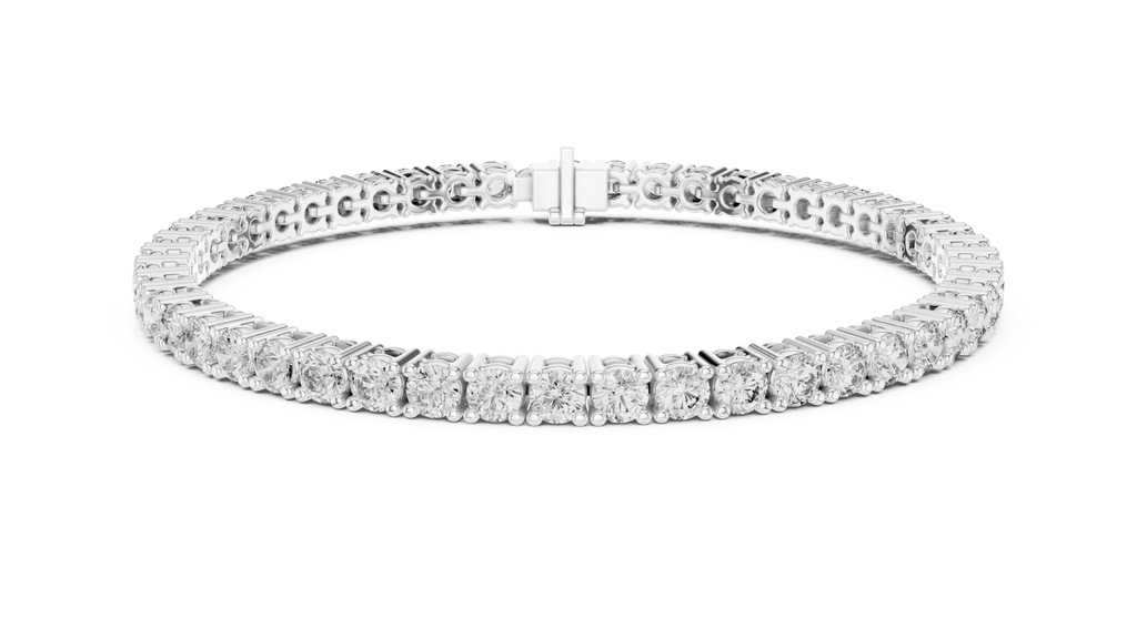 Diamond Tennis Bracelet in 18K Gold