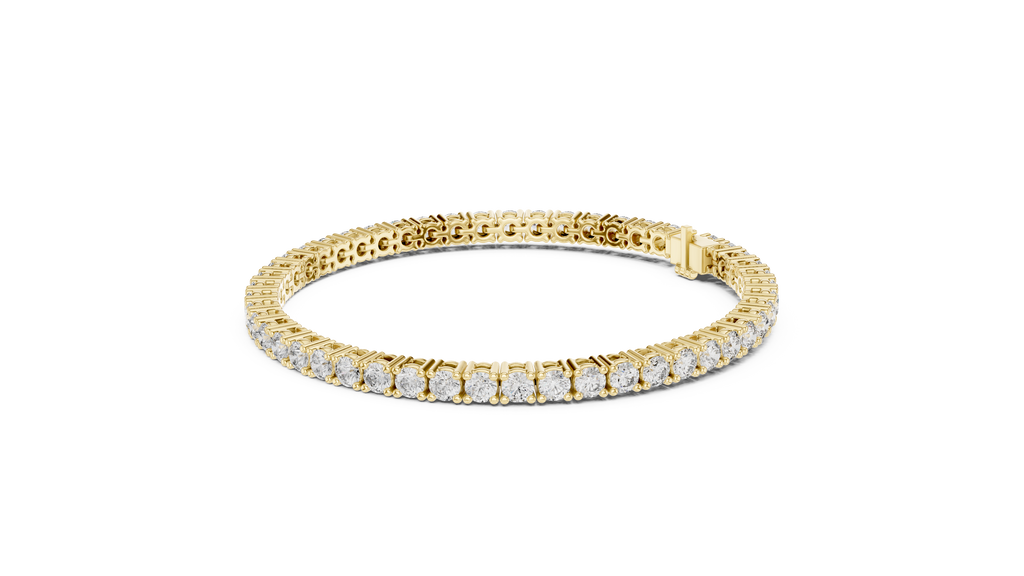 Diamond Tennis Bracelet in 18K Gold