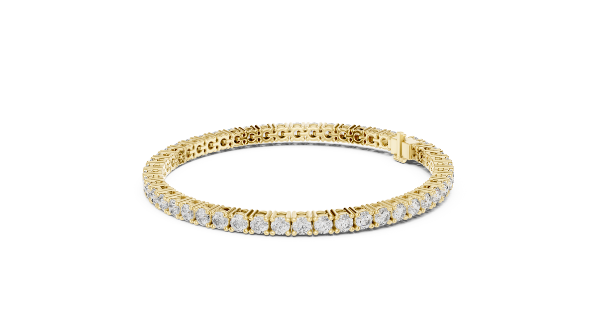 Diamond Tennis Bracelet in 18K Gold