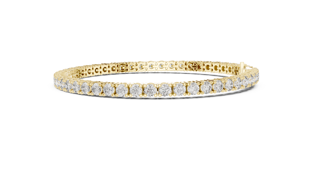 Diamond Tennis Bracelet in 18K Gold