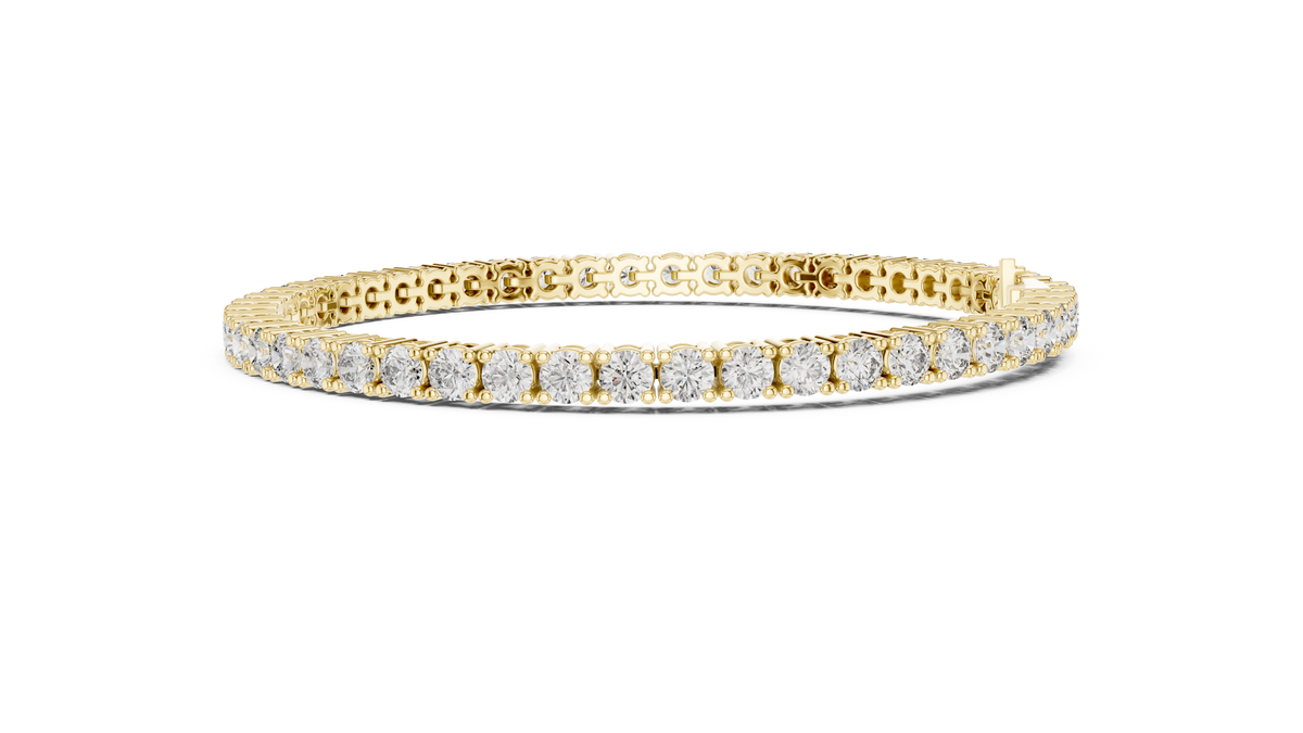 Diamond Tennis Bracelet in 18K Gold