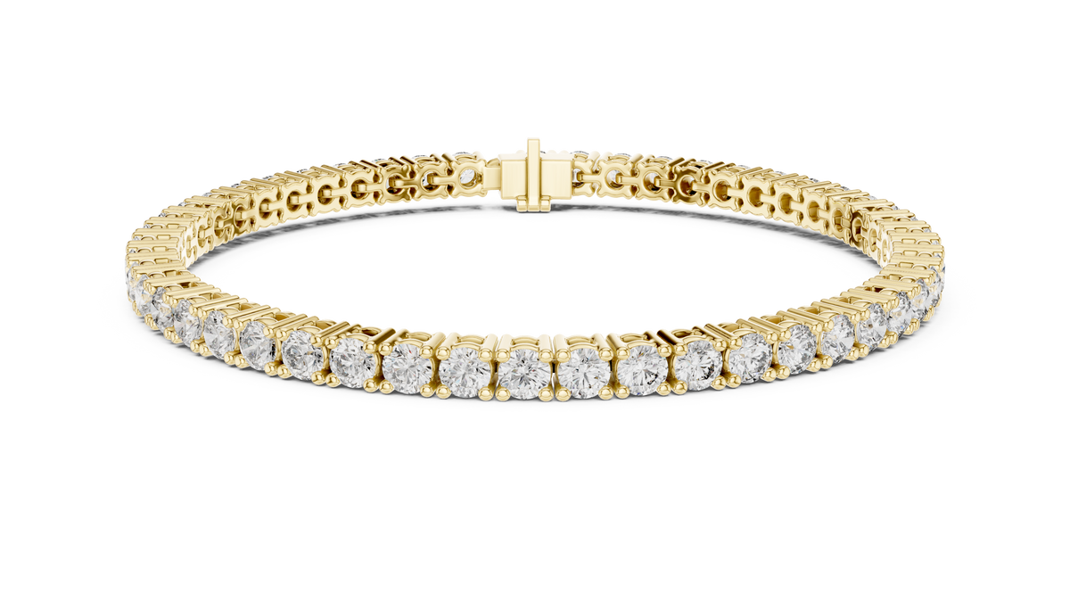 Diamond Tennis Bracelet in 18K Gold