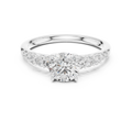 The Seraphina K14 Gold Graduating Diamond Solitaire Ring