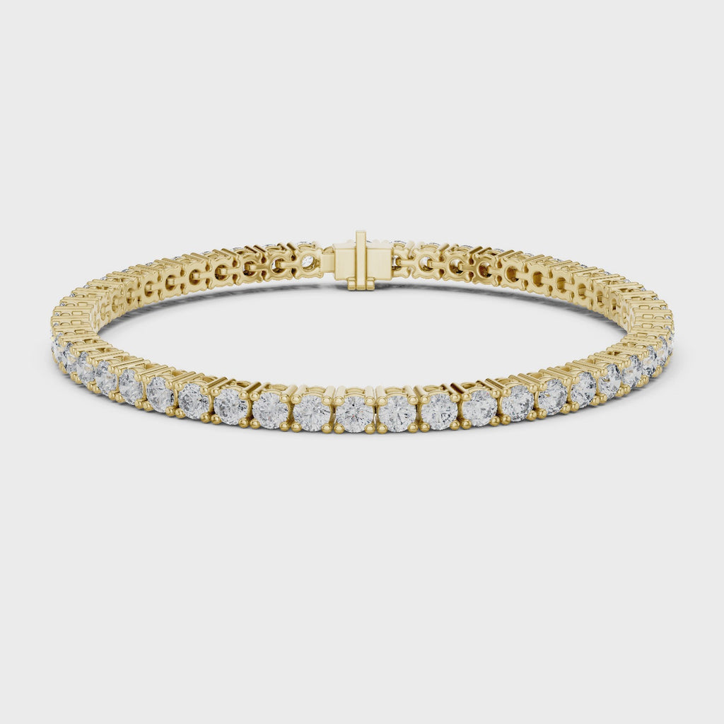 Diamond Tennis Bracelet in 18K Gold
