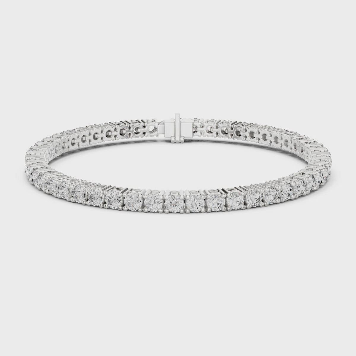 Diamond Tennis Bracelet in 18K Gold